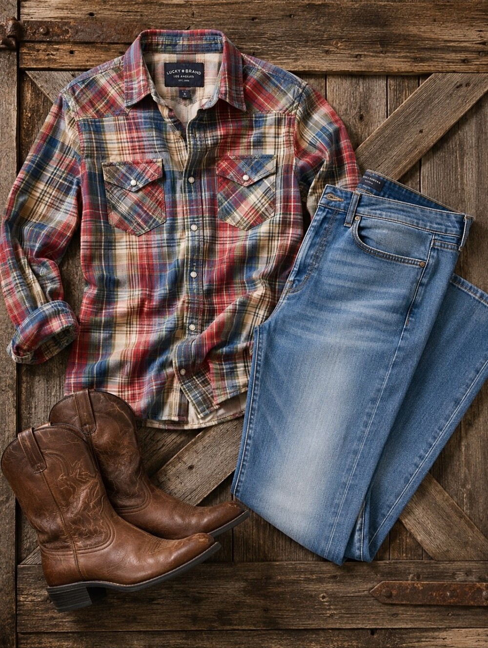 Lucky Brand Classic Wash Jeans | Men’s 38x32 | Straight Fit Denim | EUC - Picture 3 of 8